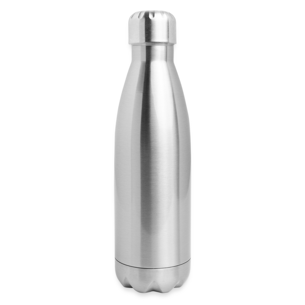 Swim Bike Run TRIATHLON Personalizable Water Bottle - silver