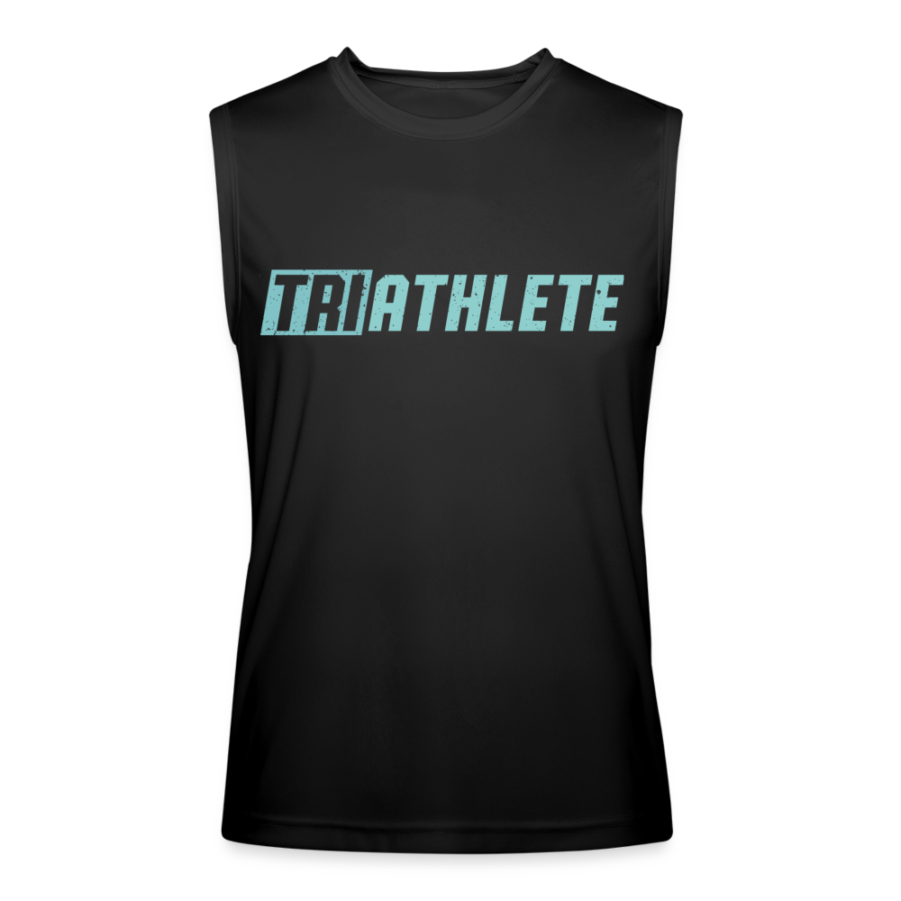 TRIathlete Men’s Performance Sleeveless Shirt - black