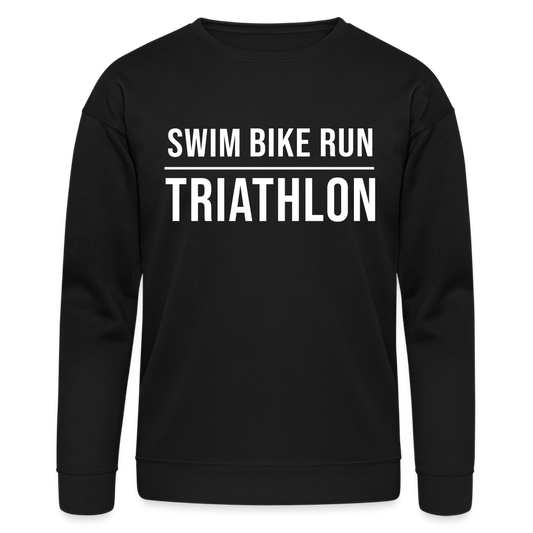 Swim Bike Run TRIATHLON Unisex Sweatshirt - black
