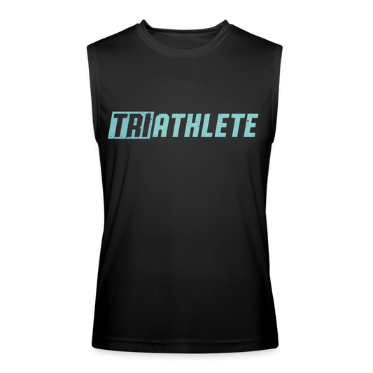 TRIathlete Men’s Performance Sleeveless Shirt - black
